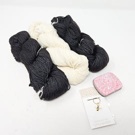 Barnstable Shawl KAL Kit - Black Forest + Natural