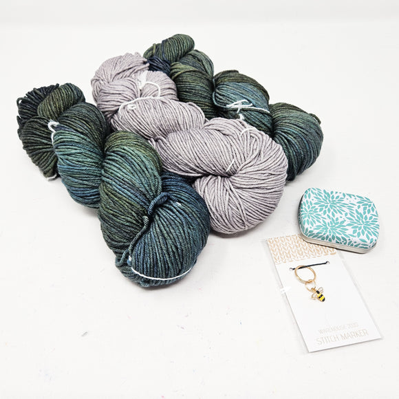 Barnstable Shawl KAL Kit - Wabi-Sabi + Pearl