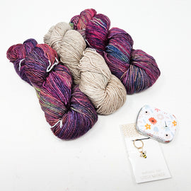 Barnstable Shawl KAL Kit - Aniversario + Whole Grain