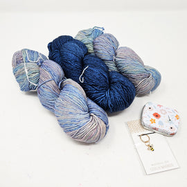 Barnstable Shawl KAL Kit - Arapey + Azul Profundo