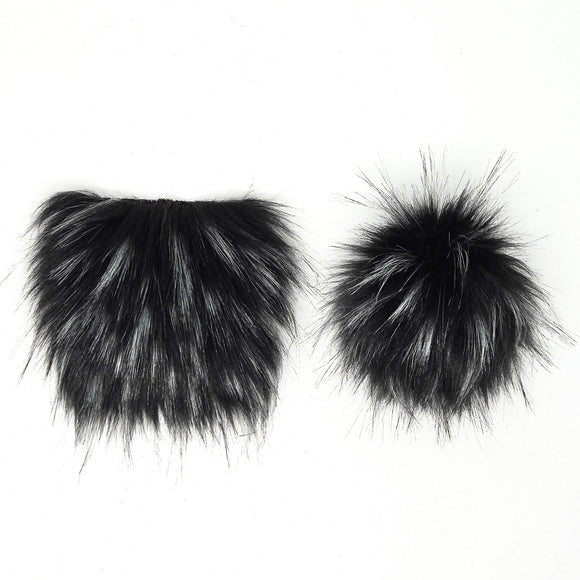 Shadow - Faux Fur Pre-Cut DIY Squares