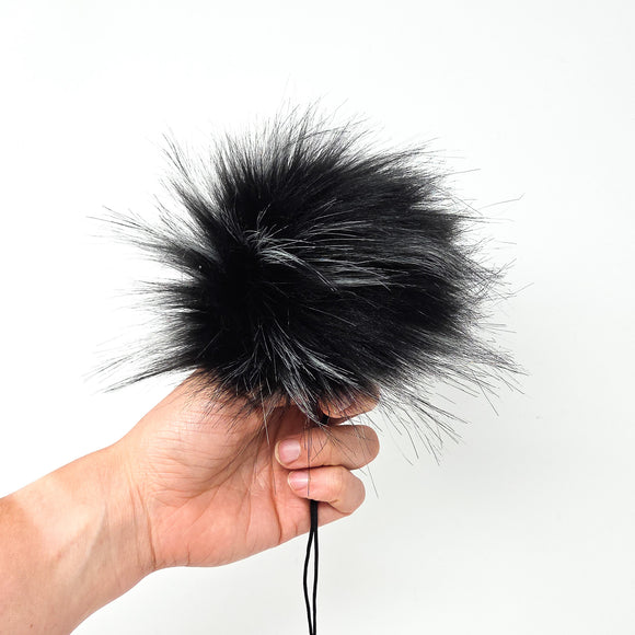 Shadow - Faux Fur Pom Poms