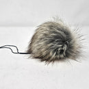 Silver Fox Faux Fur Pom Poms-4
