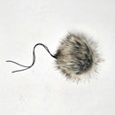Silver Fox Faux Fur Pom Poms-2