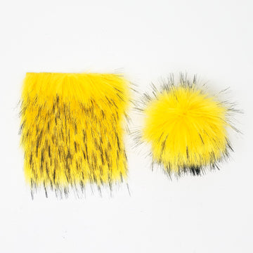 Marigold - Faux Fur Pre-Cut DIY Squares