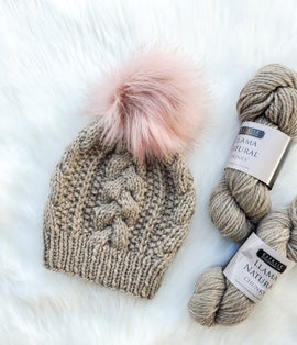 The Bulky Braided Beanie - Knitting Pattern - 0