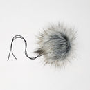 Silver Star - Faux Fur Pom Poms-2