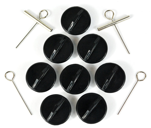BLUSH 5" Interchangeable Circular Needle Set - Magenta Denim Fabric Case