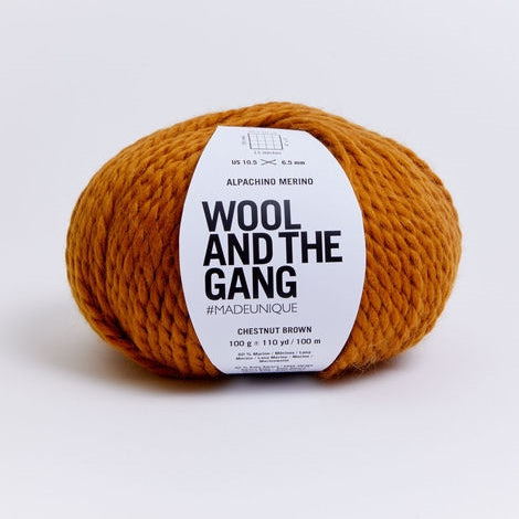 Wool and the Gang | Alpachino Merino | Chestnut Brown