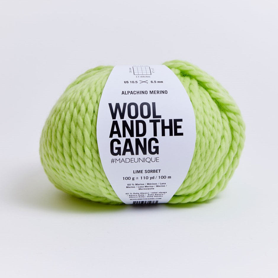 Wool and the Gang | Alpachino Merino | Lime Sorbet