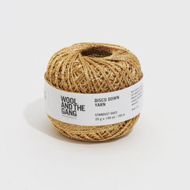 Wool and the Gang | Disco Down Yarn | Stardust Gold