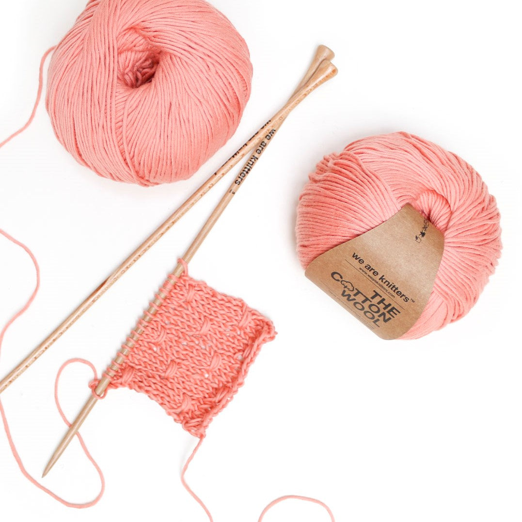 We Are Knitters | The Cotton | Salmon Pink