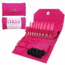 BLUSH 3.5" Interchangeable Circular Needle Set - Magenta Fabric Case-1