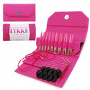 BLUSH 3.5" Interchangeable Circular Needle Set - Magenta Basketweave Case-1