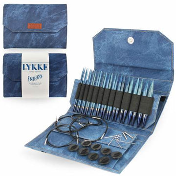 INDIGO 5" Interchangeable Circular Needle Set