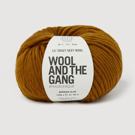 Wool and the Gang | Lil' Crazy Sexy Wool | Bronzed Olive
