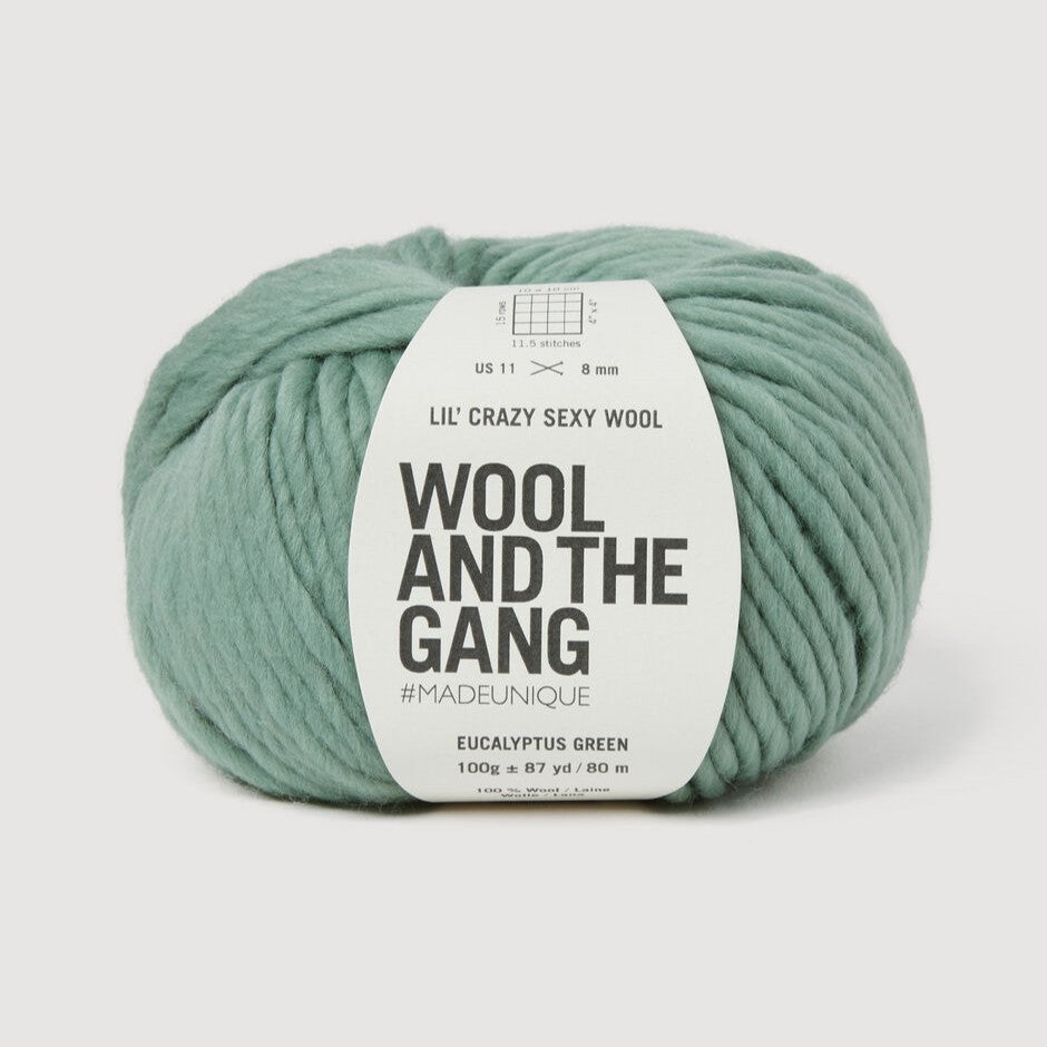 Wool and the Gang | Lil' Crazy Sexy Wool | Eucalyptus Green