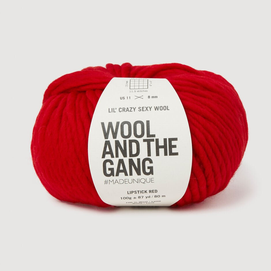 Wool and the Gang | Lil' Crazy Sexy Wool | Lipstick Red