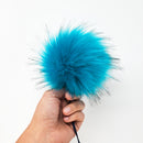 Aqua Blue - Faux Fur Pom Poms-3