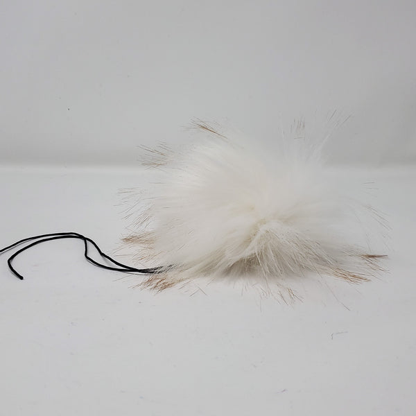 Arctic White - Faux Fur Pom Poms