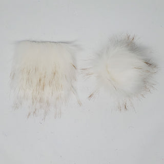 Arctic White - Faux Fur Pre-Cut DIY Squares