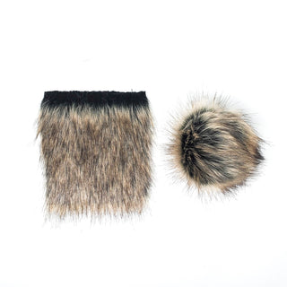 Badger - Faux Fur Pre-Cut DIY Squares