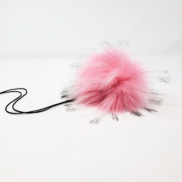 Ballerina Pink - Faux Fur Pom Poms
