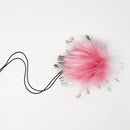 Ballerina Pink - Faux Fur Pom Poms-2