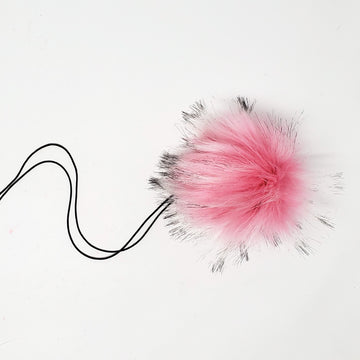 Ballerina Pink - Faux Fur Pom Poms - 0