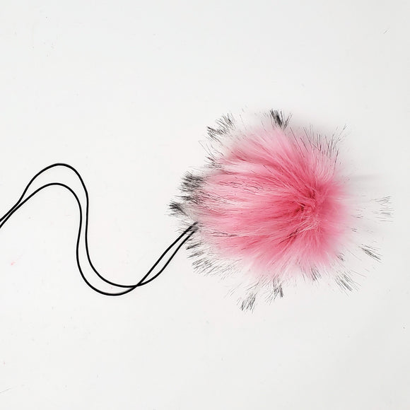 Ballerina Pink - Faux Fur Pom Poms