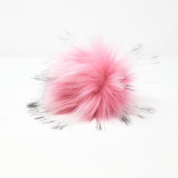 Ballerina Pink - Faux Fur Pom Poms