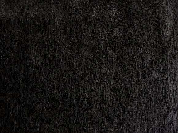 Black 2.0 Fake Fur Faux Fur Fabric by the Metre / Yard