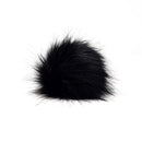 Black 2.0 Fake Fur Faux Fur Fabric by the Metre / Yard-2