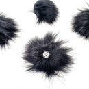 Black Faux Fur Pom Poms (ARCHIVED)-4