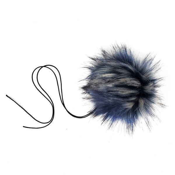 Blue Sapphire - Faux Fur Pom Poms