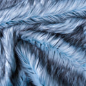 Blue Steel Fake Fur Faux Fur Fabric by the Metre / Yard