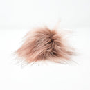 Blush - Faux Fur Pom Poms-1