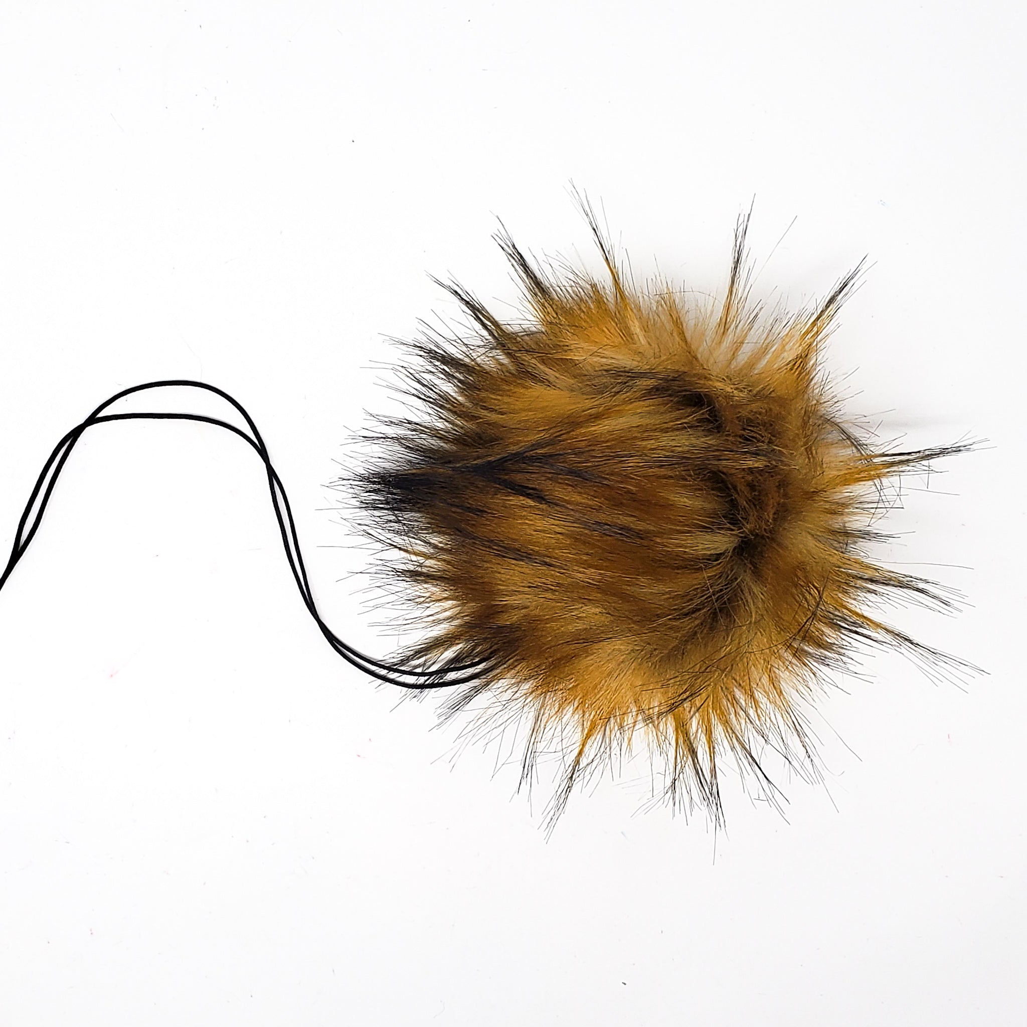 Bronze - Faux Fur Pom Poms - 0