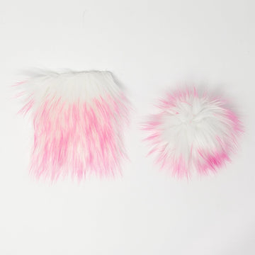 Bubblegum - Faux Fur Pre-Cut DIY Squares