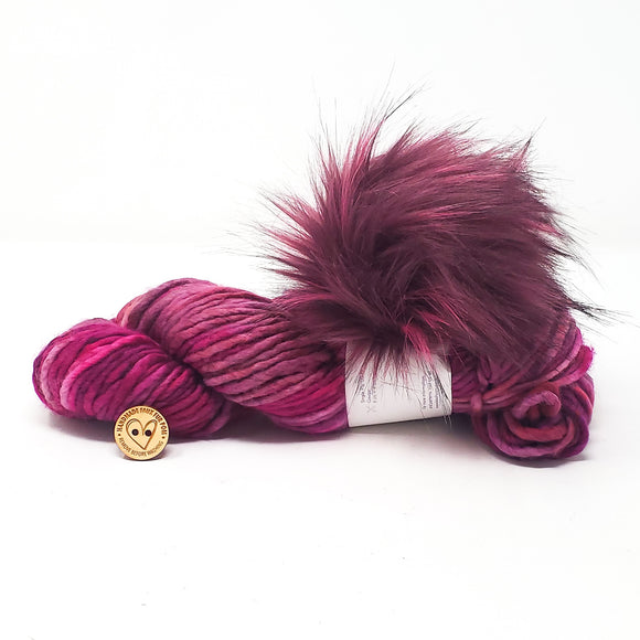 Charged Up Cherry - Baah Yarn Sequoia Luxe Bundle