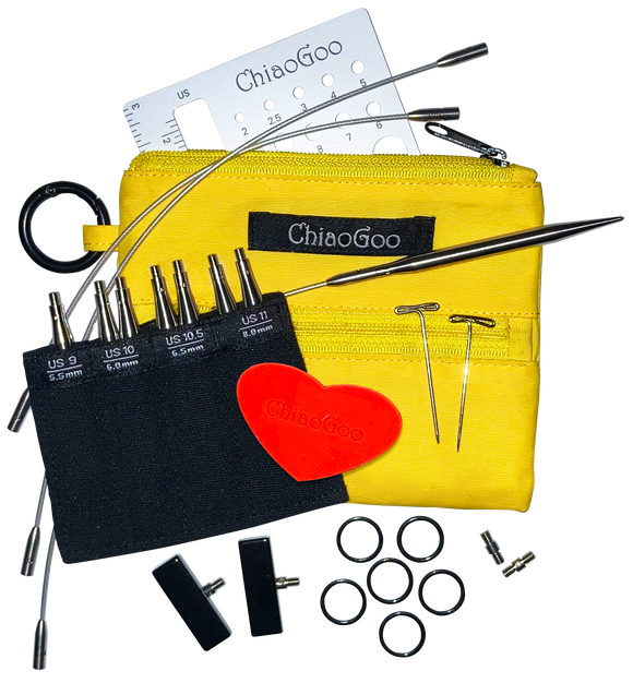ChiaoGoo Twist Yellow Shorties Set - 3"