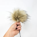 Comet (Silver Sparkle) - Faux Fur Pom Poms-3
