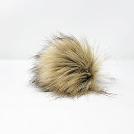 Comet (Silver Sparkle) - Faux Fur Pom Poms