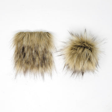 Comet (Silver Sparkle) - Faux Fur Pre-Cut DIY Squares