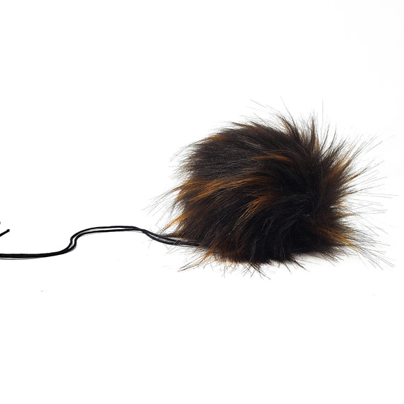 Copper - Faux Fur Pom Poms