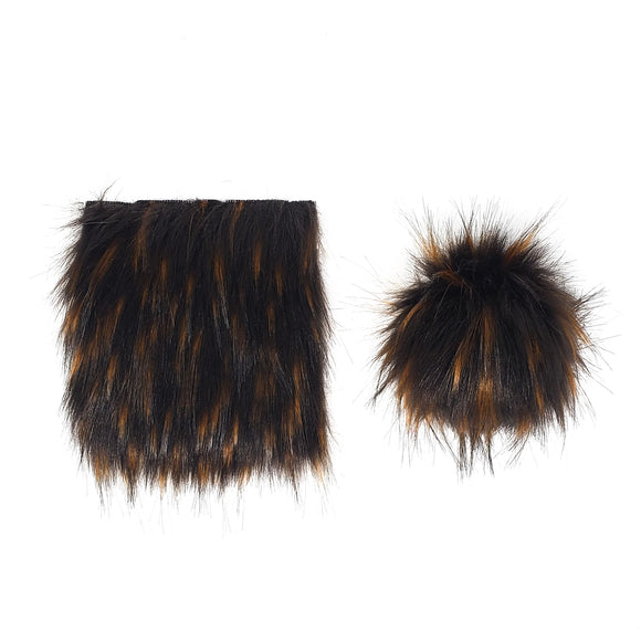 Copper - Faux Fur Pre-Cut DIY Squares