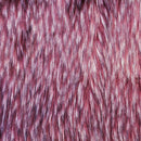 Dark Cherry Fake Fur Faux Fur Fabric by the Metre / Yard-3