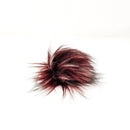 Dark Cherry Fake Fur Faux Fur Fabric by the Metre / Yard-2