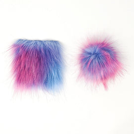 Dreamsicle - Faux Fur Pre-Cut DIY Squares