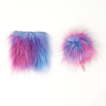 Dreamsicle - Faux Fur Pre-Cut DIY Squares